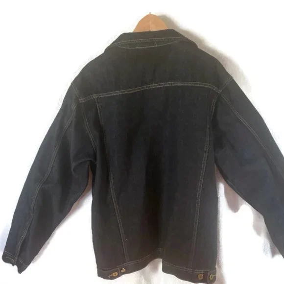 West Louis lined denim jacket Men Size XL - Picture 3 of 4